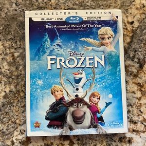 Disney Frozen Blu-ray and dvd movie